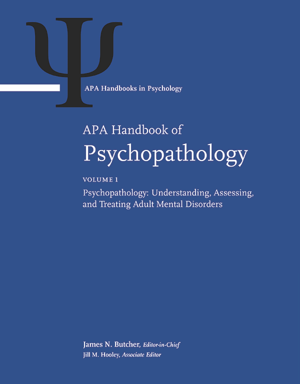 APA Handbook of Psychopathology - 